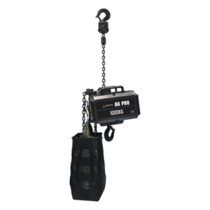 SHINESTAGE YS-A6PRO – Polipasto Eléctrico / 1 Tonelada / Cadena 25 m (82 ft) / IP66 / Control 24V / Velocidad 4 m/min (13.1 ft/min)
