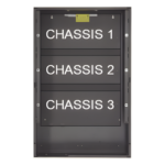 NOTIFIER EQBB-C4 – Backbox Metálico de Tres Niveles / Acero Calibre 16 / 61 x 94.6 x 13.1 cm / Amplificadores y Fuentes de Poder / Sin Fila de Baterías