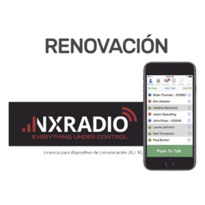NXRADIO RENOVACIONNXRADIO – Renovación de Licencia / 12 Meses / iOS y Android / Licencias Próximas a Vencer