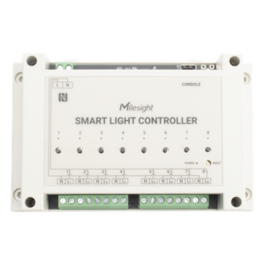 MILESIGHT WS558915MPNLN – Controlador de Iluminación LoRaWAN / 8 Circuitos / Medición de Energía LN / Retraso Programable 18 hrs / D2D Sin Gateway
