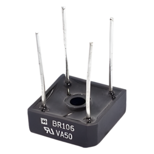 SYSCOM 583-BR106 – Puente Rectificador / 10A / 600V PRV / 19.6mm / 0.64 ft / PCB