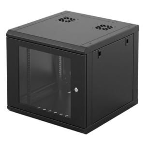 LINKEDPRO SR-19-06-GN3G – Gabinete de Pared / 6U Rack 19 in / Profundidad 635 mm (2.08 ft) / Cristal Templado / Carga 100 kg / Acero Reforzado