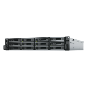 SYNOLOGY RX1223RP – Unidad de Expansión NAS / 12 Bahías SATA / HDD SSD 3.5" o 2.5" / Fuente Redundante / Plug-and-Play / Alta Disponibilidad