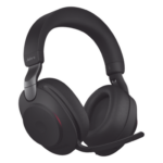 JABRA EVOLVE2-85-UC-BK-A – Auricular Estéreo Profesional / Cancelación de Ruido Activa Híbrida / 10 Micrófonos / Bluetooth 5.0 / Alcance 30 m (98.4 ft) / Batería 37 h / USB-A