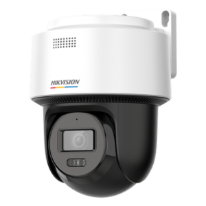 HIKVISION DS-2CE60KF0T-PTLXTS – Cámara PT TurboHD / 3K ColorVu / Dual Light 40 m (131.2 ft) / Audio Bidireccional con Sirena / IP66 / -30°C a 60°C