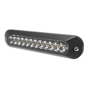 ECCO ED3755RB – Luz Auxiliar LED / 12 LEDs Rojo/Azul / 70 Patrones de Destello / SAE J595 Clase I / 12-24 VCC / 6.2" (157 mm) x 0.8" (20 mm) x 1.4" (35 mm)