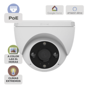 EZVIZ CSH4/POE – Cámara IP Bullet PoE / 3 Megapixel 2K / Visión Nocturna Color 30 m (98.4 ft) / Detección IA Humano/Vehículo / Audio Bidireccional / Defensa Activa / IP67