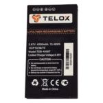 TELOX TEB4000T – Batería Li-Ion / 4000 mAh / 3.8 VCC / 13.68 Wh / Carga 4.35 VCC
