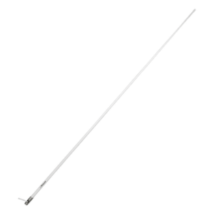 SHAKESPEARE 5101 – Antena Marina VHF / 6 dB / 50 W / Fibra de Vidrio / 2.4 m (7.9 ft) / RG-58 4.5 m (15 ft)