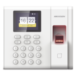 HIKVISION DS-K1A8503EF-B – Lector de Control de Acceso y Asistencia / Reconocimiento de Huella <1s / 1,000 Usuarios / 100,000 Eventos / LCD 2.4 Pulgadas / TCP-IP / EM 125 kHz / Batería de Respaldo 2 h