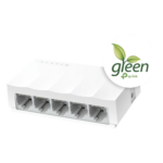 TP-LINK LS1005 – Switch no administrado / 5 puertos 10/100Mbps / Fanless / Green Ethernet / 83.6 x 45.7 x 22.8 mm