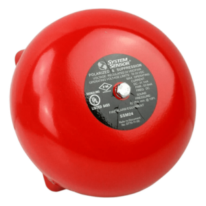 SYSTEM SENSOR SSM2410 – Campana de Notificación para Alarma de Incendio / 10 in (25.40 cm) / 81 dB / 24 VCD / Diseño Polarizado / Pre-cableada