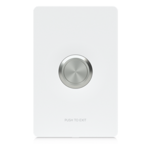 UBIQUITI UA-BUTTON – Botón de Salida Auxiliar / Contacto Normalmente Abierto / LED de Estado / 1,000,000 Ciclos / Interior