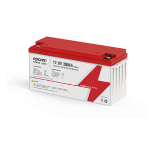 EPCOM POWERLINE LI200A12CV – Batería LiFePO4 Ciclo Profundo / 12.8 Vcc / 200 Ah / Descarga 200 A / -20°C a +60°C / Sin Mantenimiento