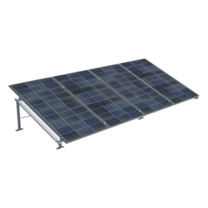 EPCOM INDUSTRIAL EFSM1324GR – Estructura de Montaje para Paneles Solares / Acero Galvanizado Electrolítico / 4 Paneles 1300 x 2400 mm / Ángulo Ajustable / Intemperie / Superficie Plana Cementada