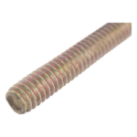 CHAROFIL CH-VR-6-3000TR – Varilla Roscada / 1/4" (6.3 mm) / 3000 mm (9.84 ft) / Acabado Tropicalizado Níquel-Cromo / Resistencia a Corrosión / Ambientes Salinos y Húmedos