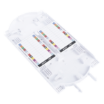 FIBERHOME FOST-220J-A104 – Charola de Empalme para Fibra Óptica / 24 Empalmes por Fusión / Capacidad 144 Núcleos / IP68 / -40°C a +65°C / Φ220x480 mm