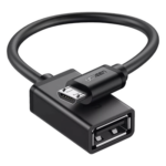 UGREEN 10396 – Adaptador OTG / Micro USB Macho a USB 2.0 A Hembra / 480 Mbps / 10 cm / Plug & Play