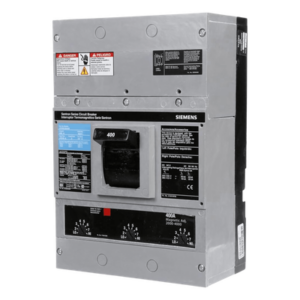 SIEMENS JXD63B400 – Interruptor Termomagnético / 600V CA / 3 Polos / 400A / Capacidad Interruptiva 65 kA / Sin Zapatas Principales