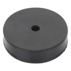 SYSCOM TOWERS CI-1-38 – Inserto de Caucho para Placa Pasamuro / 4 in / 1 Orificio 3/8 in / EPDM Resistente a Intemperie / Grosor 25.4 mm (1 in) / Diámetro Exterior 85 mm (3.34 in)