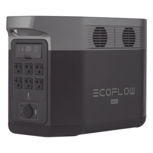 ECOFLOW EFD-350 – Estación de Energía Portátil / 2048 Wh / 6 Salidas CA 2400 W (Max. 3400 W) / 2 USB-C 100 W / Carga Rápida X-Stream 1800 W / Wi-Fi y Bluetooth / Expansible hasta 6 kWh