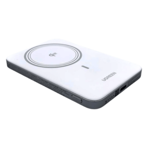 UGREEN 95931B – Power Bank Magnético Inalámbrico / 5000 mAh / 15W MagSafe y Qi / 20W USB-C PD 3.0 / Carga Simultánea / Ultrafino 8.6 mm (0.34 in)