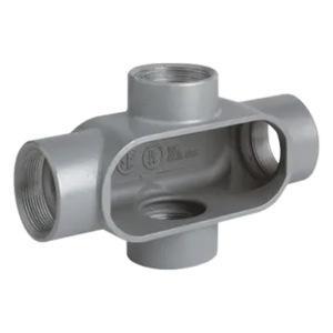 HUBBELL KILLARK HUB-X57SA – Caja Condulet Tipo X / 1 1/2" / Aluminio libre de cobre / NEMA 3 / Acabado electrostático
