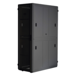 PANDUIT XGL84212B – Gabinete para Centros de Datos / 42 UR / 800 mm Ancho / 1070 mm (3.5 ft) Profundidad / Acero Soldado / Ventilación 80% Perforada / Carga Estática 1588 kg (3500 lb)