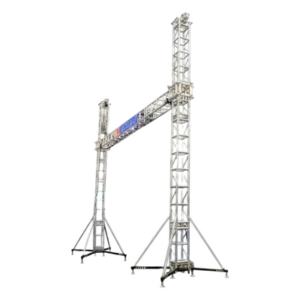 SHINESTAGE SH-TRUSS-6X8 – Kit de Portería Tipo Truss / 6 x 8 m (19.7 x 26.2 ft) / Carga 600 kg / Aluminio 60x80 mm
