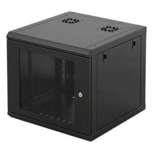LINKEDPRO SR-19-06-GN3P – Gabinete Rack 19" / 6U / Montaje Pared / Carga 100 kg / Puerta Perforada Cierre / Acero Calibre 20