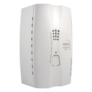 MACURCO - AERIONICS CM-E1 – Detector de Monóxido de Carbono / Sensor 10 Años / Sirena 85 dB a 3 m (10 ft) / Doble Relevador SPST / 9-32 VDC
