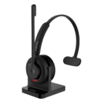 FANVIL DH301B – Auriculares Bluetooth / Multipunto 2 Dispositivos / Cancelación de Ruido AI ENC / Busylight / 22 Horas Llamadas / Bluetooth 5.4