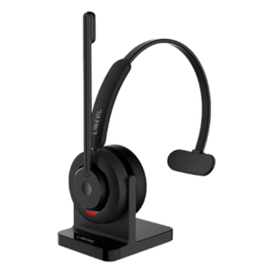 FANVIL DH301B – Auriculares Bluetooth / Multipunto 2 Dispositivos / Cancelación de Ruido AI ENC / Busylight / 22 Horas Llamadas / Bluetooth 5.4