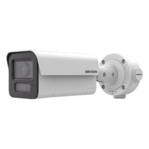 HIKVISION IDS-2CD5T47G2/V-XS(4MM) – Cámara Bala IP / 4 Megapixel / Lente 4 mm / IR EXIR 80 m (262.5 ft) / Analíticos IA 80 m (262.5 ft) / Audio Bidireccional / IP67 / IK10 / WDR 120 dB