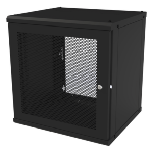 LINKEDPRO BY EPCOM SR-1912-GFP-VR2 – Gabinete de Pared Fijo / 12U / Puerta Perforada / 66 kg Carga / 1.97 x 2.04 x 1.72 pies