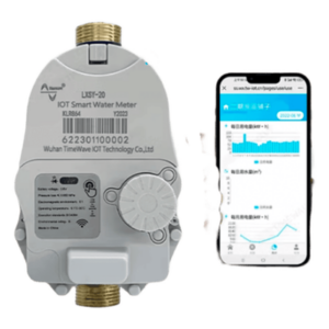 TIMEWAVE TWLXSY50 – Medidor de Agua Mecánico LoRaWAN IoT de 2 Pulgadas / Smart Metering y Telemetría para BMS / Válvula de Corte de Flujo / Batería Litio de Larga Duración / Comunicación Inalámbrica / Monitoreo Remoto