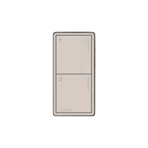 LUTRON RADIORA 3 RRSTW2BTP – (RadioRa3) Botonera Sunnata Taupe 2 escenas para Radio RA3, programe escenas diferentes en cada botón.