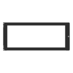 NOTIFIER DP-4A – Panel de Revestimiento / 4 Anunciadores ACM-30 / Gabinete CAB-5 / Acero Negro / UL 864 10ª Edición