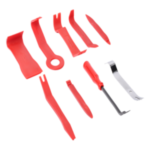 PRECISION PST-K010-02 – Juego de Herramientas / 7 Barras Nylon / 2 Palancas Metálicas / Desmontaje de Paneles y Molduras