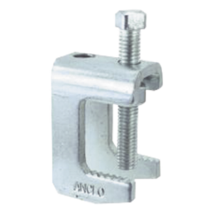 ANCLO ANC-MA34-14 – Mordaza de Acero Fija / 3/4" / Varilla 1/4" / Carga 200 kg / Acabado Galvanizado / AISI 1018