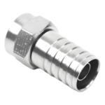 EPCOM TITANIUM TT-CON-535 – Conector F Macho / Doble Blindaje Plegable / RG-59 / Bronce Niquelado / Contacto Oro / 1.64 ft Equivalente