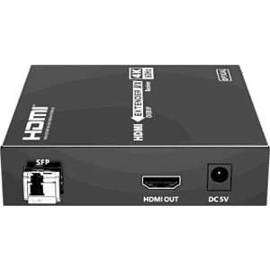 EPCOM TITANIUM TT-473-FIBER-RX – Receptor HDMI sobre IP | 4K60Hz | Fibra Óptica 40 km (24.85 mi) | 18 Gbps | HDMI 2.0 | HDCP 1.4/2.2 | IR | Protección ESD