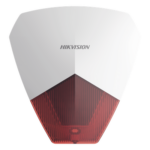 HIKVISION DS-PS1-R – Sirena Estrobo Cableada / 105 dB / LED Rojo / IP54 / 12V CC / -25°C a 60°C / 140 x 134 x 33 mm