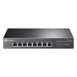 TP-LINK TL-SG108-M2 – Switch no administrable / 8 puertos 2.5G / 40 Gbps switching / Fanless / Auto-negociación 100M/1G/2.5G