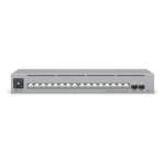 UBIQUITI USW-PRO-MAX-16 – Switch Capa 3 Administrable / 16 Puertos / 4x 2.5 GbE / 12x GbE / 2x SFP+ 10G / EtherLight RGB / Pantalla Táctil 1.3"
