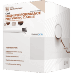 LINKEDPRO BY EPCOM PRO-CAT-6-PLUS-W/500-V2 – Cable de Red UTP / Cat6+ / Calibre 23 AWG / 152 m (500 ft) / 250 MHz / Gigabit Ethernet / Interior PVC CM / Blanco