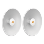 MIMOSA NETWORKS N5-X25-2PACK – Antena Modular Dual Slant / Ganancia Ajustable 8-25 dBi / Frecuencia 4.9-6.4 GHz / Apertura 8° / Aluminio Fundido / 42.9 cm (16.9 in) Diámetro