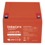LINKEDPRO BY EPCOM LK2612FR – Batería AGM-VRLA / 12 V / 26 Ah / Retardante a la Flama UL94-V0 / Vida Útil 5 Años / Terminales T1