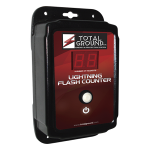 TOTAL GROUND TG-CDA – Contador de Descargas Atmosféricas / Detección Electrónica de Impactos / Instalación a 2 m (6.6 ft) / Cumplimiento Normativo UNE 21.186 y NFC 17.102