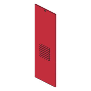 FAAC 7270645 – Puerta para gabinete de barrera / Diseño específico FAAC 620 / Acabado anticorrosión / Ajuste preciso de sellado